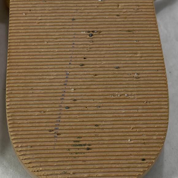 Skemo Sandals Womens 8.5 US 39 Silver Sand Dollar Toe Loop Flats Boho Leather - Picture 8 of 11